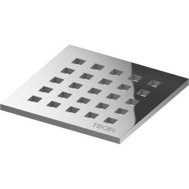 TECEdrainpoint S nerūdijančio plieno dekoratyvinės grotelės „quadratum“ 100 x 100 mm