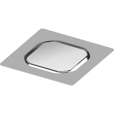 TECEdrainpoint S nerūdijančio plieno grotelės skirtos natūraliam akmeniui priklijuoti , 100 x 100 mm