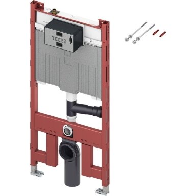 TECEprofil unitazo modulis su 8 cm Octa II vandens bakeliu ir ventiliacijos jungtimi, montavimo aukštis 1120 mm